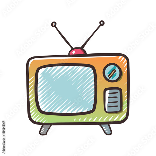retro tv xxl icon, retro tv xxl vector illustration-simple illustration of retro tv xxl, perfect for retro tv xxl logos and icons