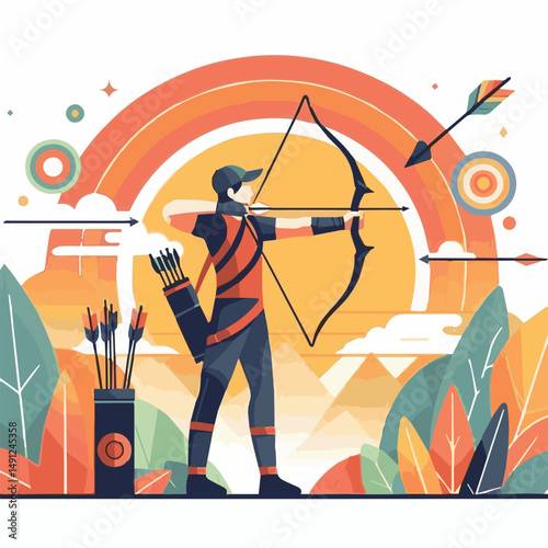 archery, competition, arrow, aim, target, accuracy, sport, archer, success, goal, bow, bullseye, practice, performance, aiming, winner, precision, game, hit, challenge, shot, center, training, equipme