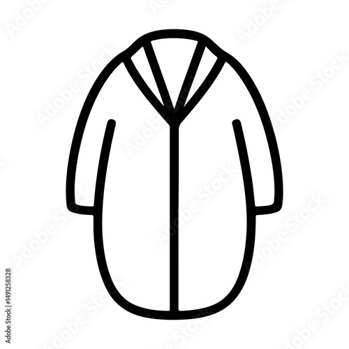line icon cocoon on white background vector
Vector icon clothes and shoes