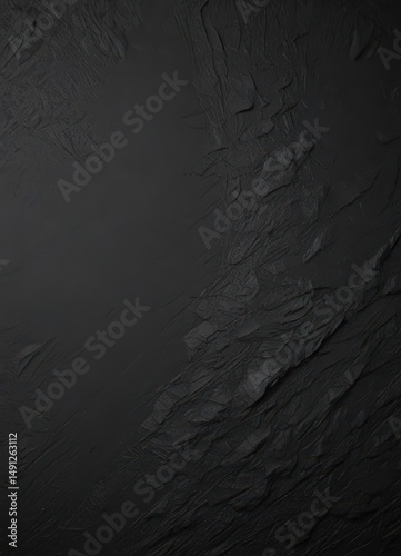 Textured black paper close-up, subtly rough surface ,  graphic design,  design