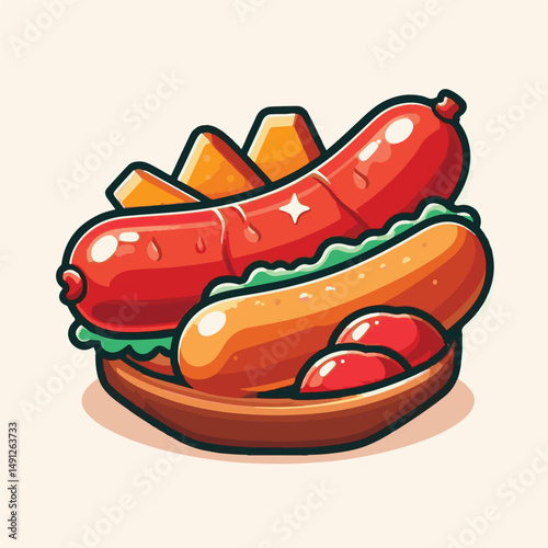 sausage, meal, food, currywurst, bratwurst, curry, german, ketchup, sauce, pork, lunch, fried, dinner, meat, snack, spicy, wurst, hot, dish, plate, fast, spice, grill, wooden, fast food, roasted, cook