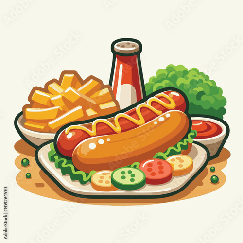 sausage, meal, food, currywurst, bratwurst, curry, german, ketchup, sauce, pork, lunch, fried, dinner, meat, snack, spicy, wurst, hot, dish, plate, fast, spice, grill, wooden, fast food, roasted, cook