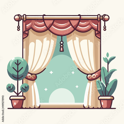 curtain, background, fabric, cloth, stage, theater, velvet, cinema, show, performance, entertainment, drapes, light, drapery, decoration, textile, presentation, act, backdrop, event, drama, classic, w