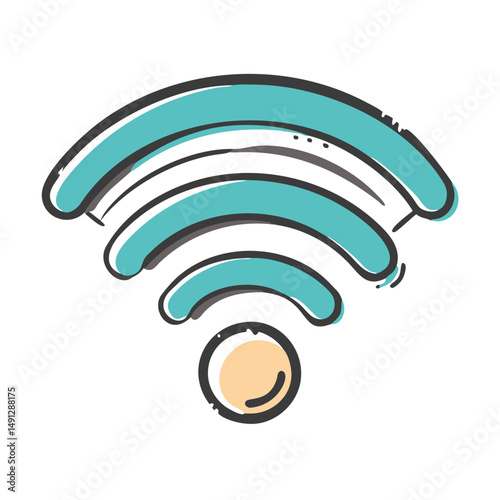 wi fi icon, wi fi vector illustration-simple illustration of wi fi, perfect for wi fi logos and icons