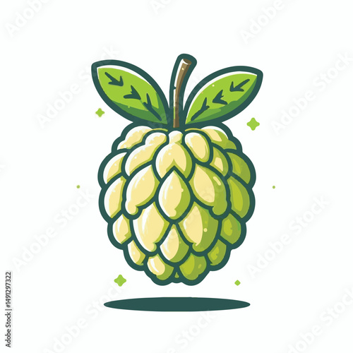 fruit, tropical, healthy, food, organic, fresh, sweet, nature, background, green, delicious, vegetarian, ripe, freshness, vitamin, diet, exotic, juicy, tasty, custard, custard apple, nutrition, agricu