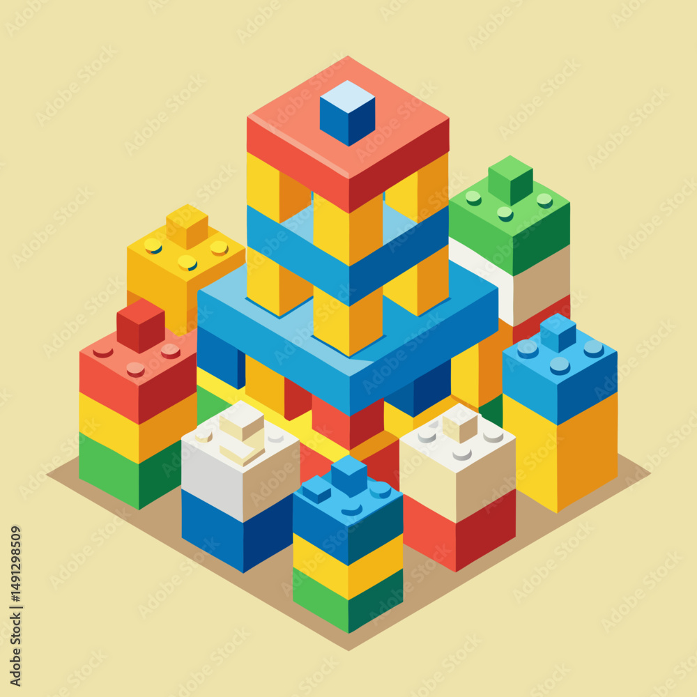 Obraz premium toy building blocks