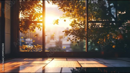 Sunset view.