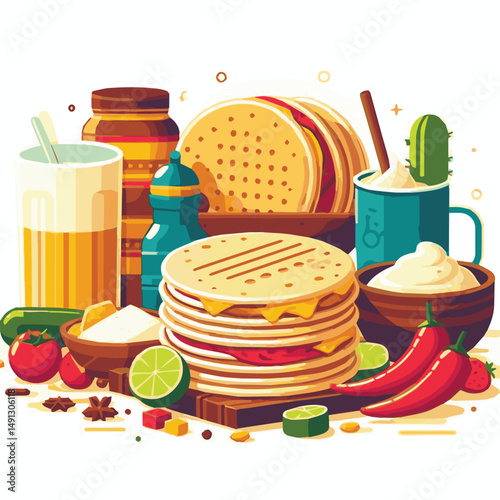 food, arepa, breakfast, colombia, bread, corn, lunch, traditional, typical, latin, dinner, homemade, meal, delicious, snack, cuisine, cheese, grilled, chicken, isolated, meat, culture, tradition, maiz
