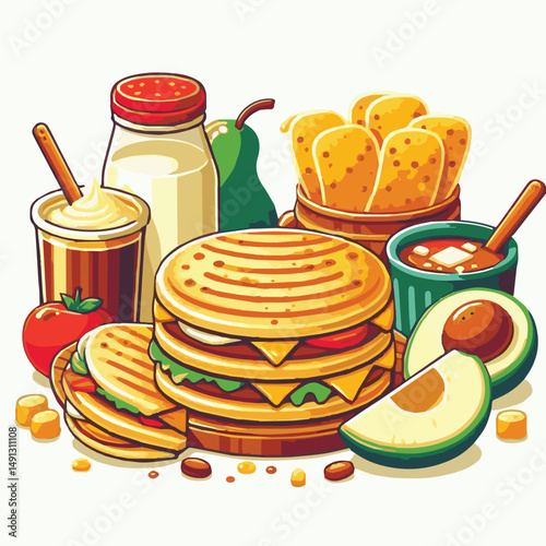 food, arepa, breakfast, colombia, bread, corn, lunch, traditional, typical, latin, dinner, homemade, meal, delicious, snack, cuisine, cheese, grilled, chicken, isolated, meat, culture, tradition, maiz