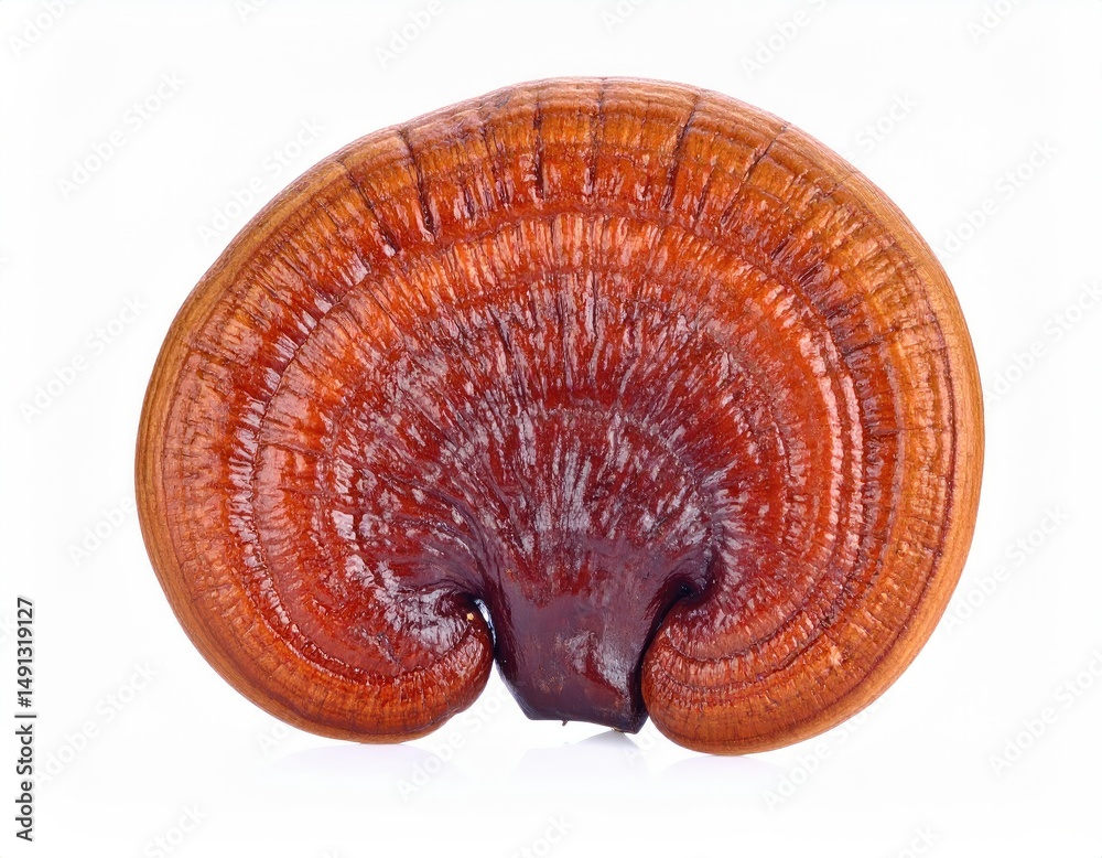 custom made wallpaper toronto digitalReishi Mushroom Isolated on White Background - Natural Herbal Medicine