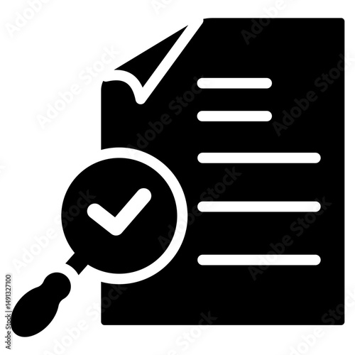 Evidence Glyph Icon