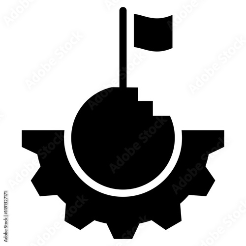 Success Glyph Icon