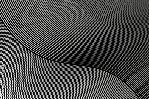 Abstract white background with black lines and waves. Vector illustration of background