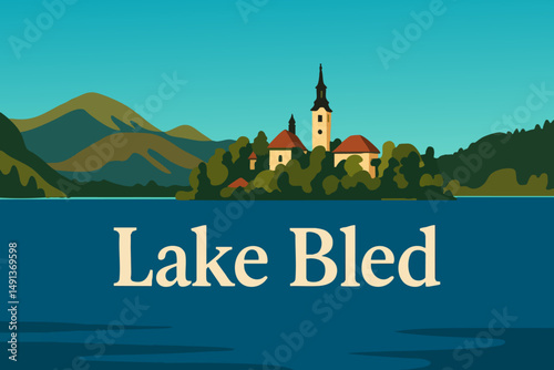 Lake Bled in Slovenia