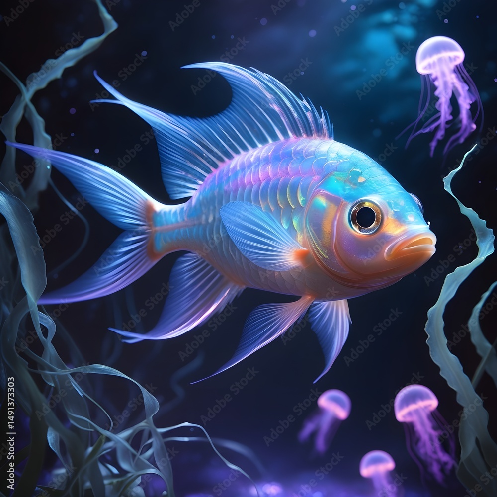 Fototapeta premium fish in the aquarium