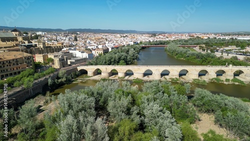 Aerial view of Cordoba, Andalusia. Southern Spain