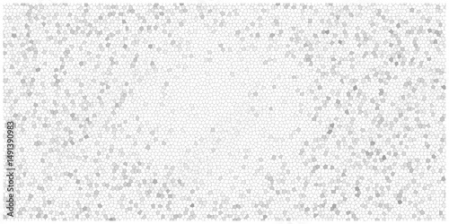 Seamless White and Gray Mosaic Tile Background Texture