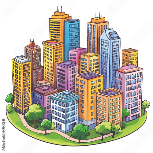 city clip art