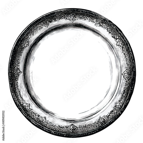 clearing plate clip art 