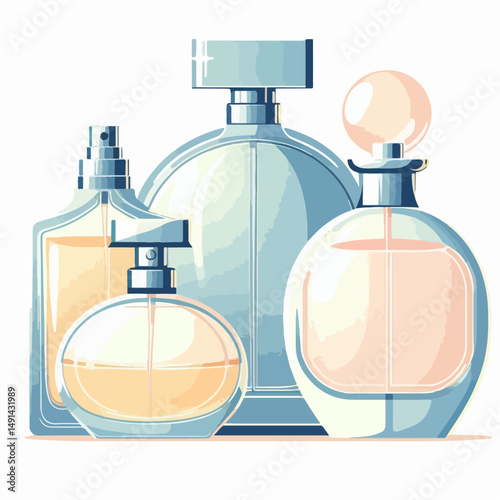 perfume vector illustration