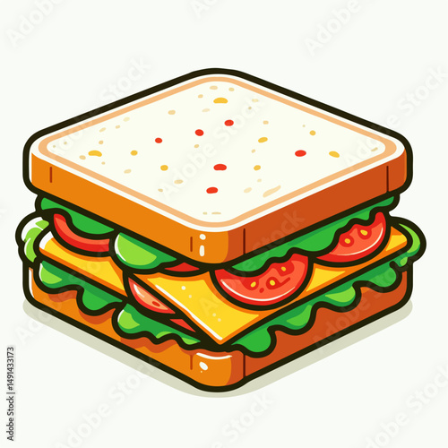 sandwich vector illustration