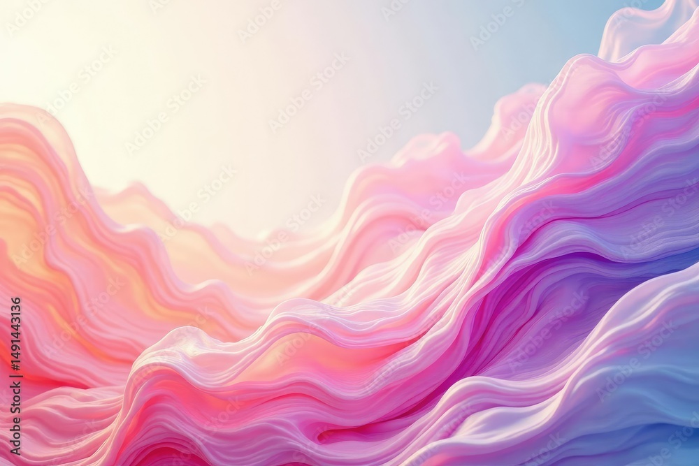 Obraz premium Abstract background with swirling pastel colors and soft textures Ideal for presentations, websites, and design projects , website, vibe