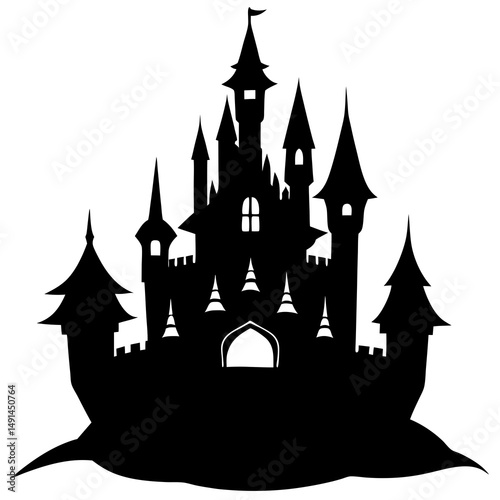 castle in the night