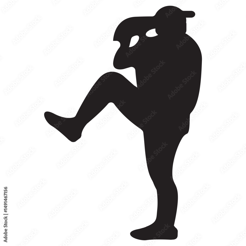 Obraz premium softball pitcher