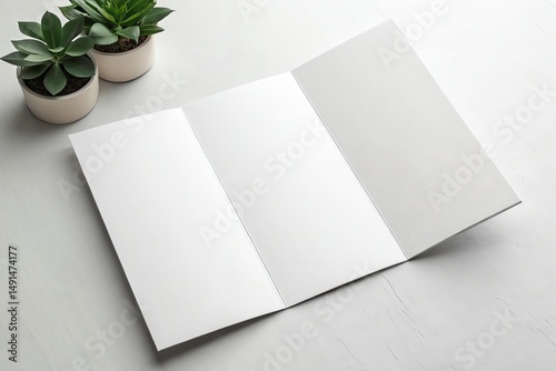 Trifold Brochure Mockup
