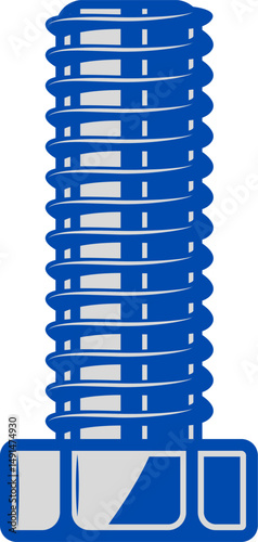 Bolt Nut Vector. Screw nut bolt. Bolts and nuts vector 3D isometric set, repair and maintenance service concept. Realistic stainless steel bolt and nut icon. Set of isometric screw-nuts and bolts.