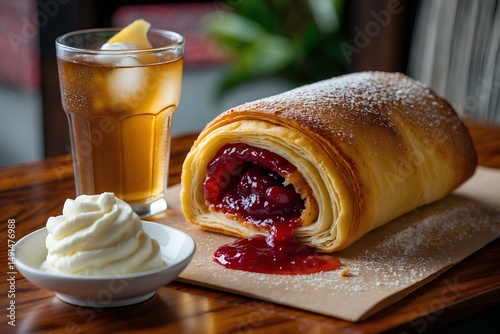 Roly Poly - Australian Food Classic: Discover the Comforting Layers of This Traditional Aussie Dish, Filled with Sweet or Savory Ingredients and Perfect for a Hearty, Nostalgic Meal for All Ages photo