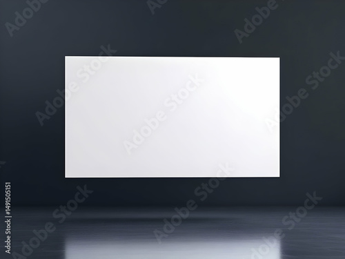 Minimalist white paper, 3D render with studio lighting, isolated empty space and shadows.




