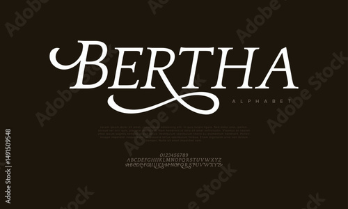 Elegant serif typeface with graceful swashes and timeless charm, ideal for wedding invitations, branding, and luxury editorial design