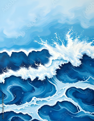 wave painting, calm ocean wave art, Pacific wave painting, Atlantic wave painting, ocean current painting, wave texture painting, roaring wave art, ocean tide painting, large wave painting, minimal wa