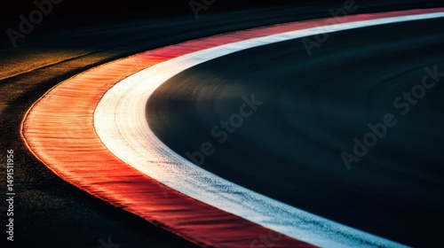 Race track curve asphalt road motorsport speedway racing circuit edge line design surface