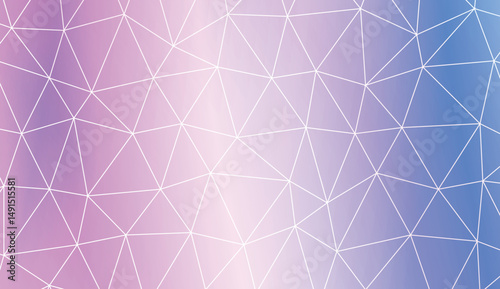Modern pattern in triangles style. Decorative design For interior wallpaper, smart design, fashion print. Vector illustration. Blurred Background, Smooth Gradient Texture Color.