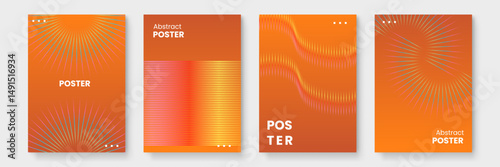 Ideal for promoting events or products related to creativity or modern art, these vibrant posters are perfect for grabbing attention.