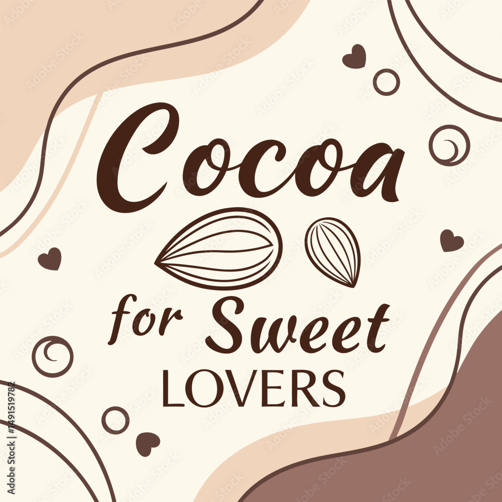 Fototapeta premium coffee beans background Chocolate vector T-shirt design 