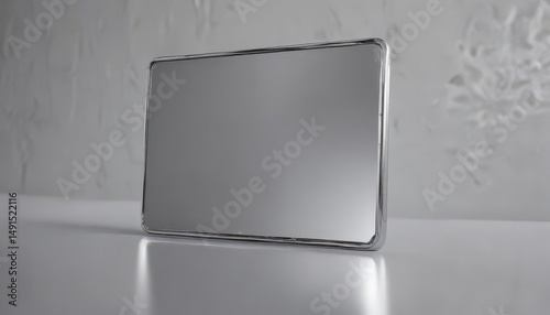 Sleek silver, fine scratches, mirror-like gleam,  scratch,  simple