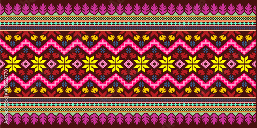 vector illustration - unique background and texture with ethnic ornaments typical of Indonesian batik motifs