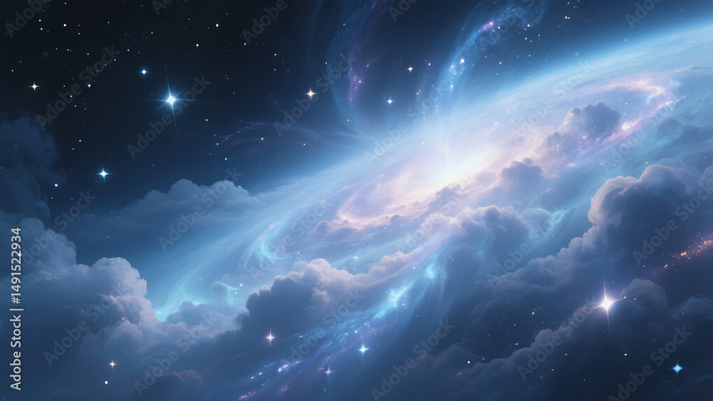 Obraz premium Abstract Space Background