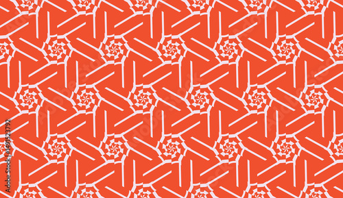 New elegant background with curved line in triangular style. Vector. Light coral shade. Smart business design