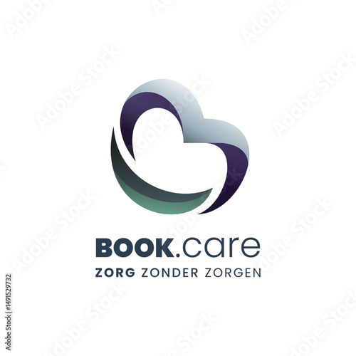 BOK symbol Illustration of vector elements, gradients