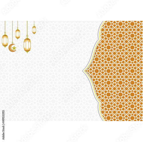 Islamic theme abstract background vector