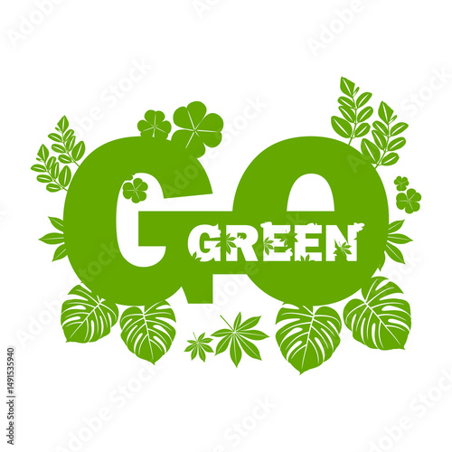 green eco friendly label