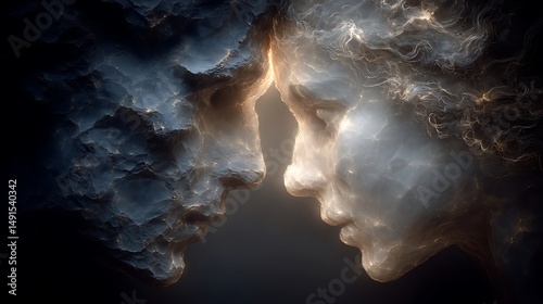 Stone Faces: A Digital Art of Connection and Unity
