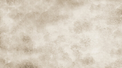  Dusty pale pastel soft color shade. Light  brown beige nude sepia gray white abstract watercolor pattern. Grange art background. Paper brush stain splash. Blank template design.