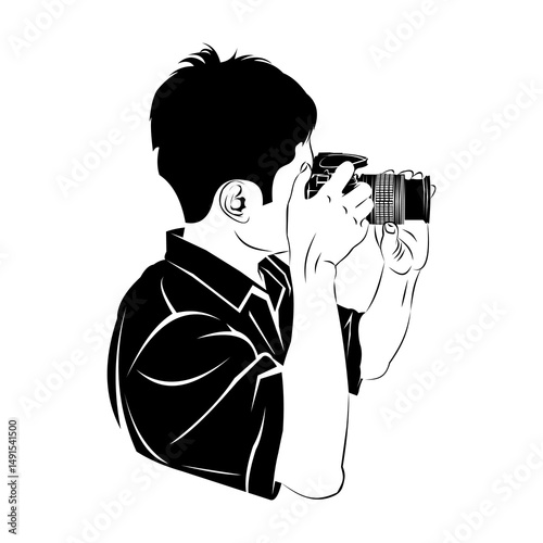 photographer with camera