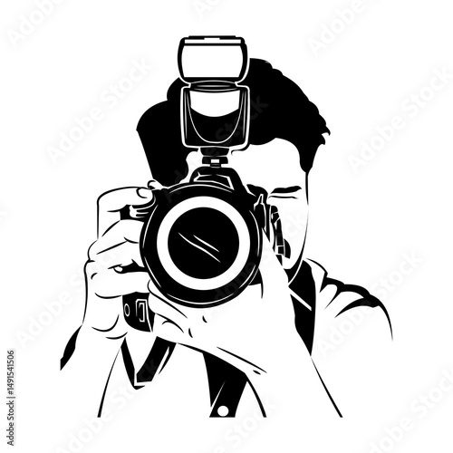 photographer with camera