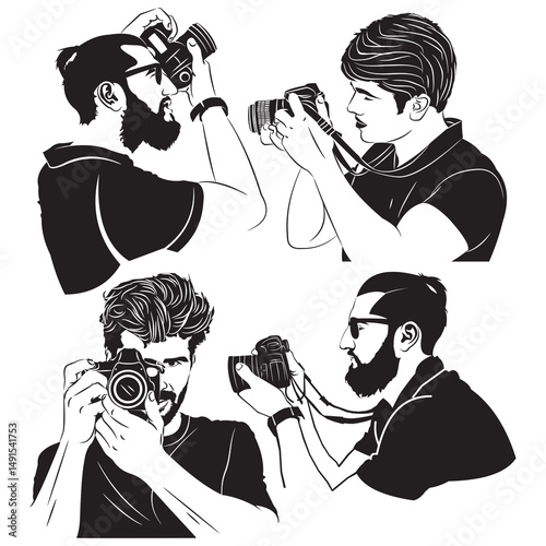 photographer with camera